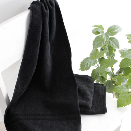 黒タオルセット（今治タオル）-タオルはまかせたろ.com [タオルギフト]