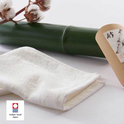 竹フェイスタオル【竹織物語 凛竹】 名入れ刺繍-タオルはまかせ