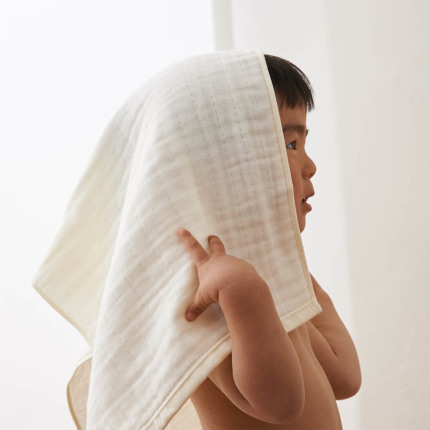 泉州フェイスタオル「天使のガーゼ」 （33×80cm） 名入れ刺繍-タオルは